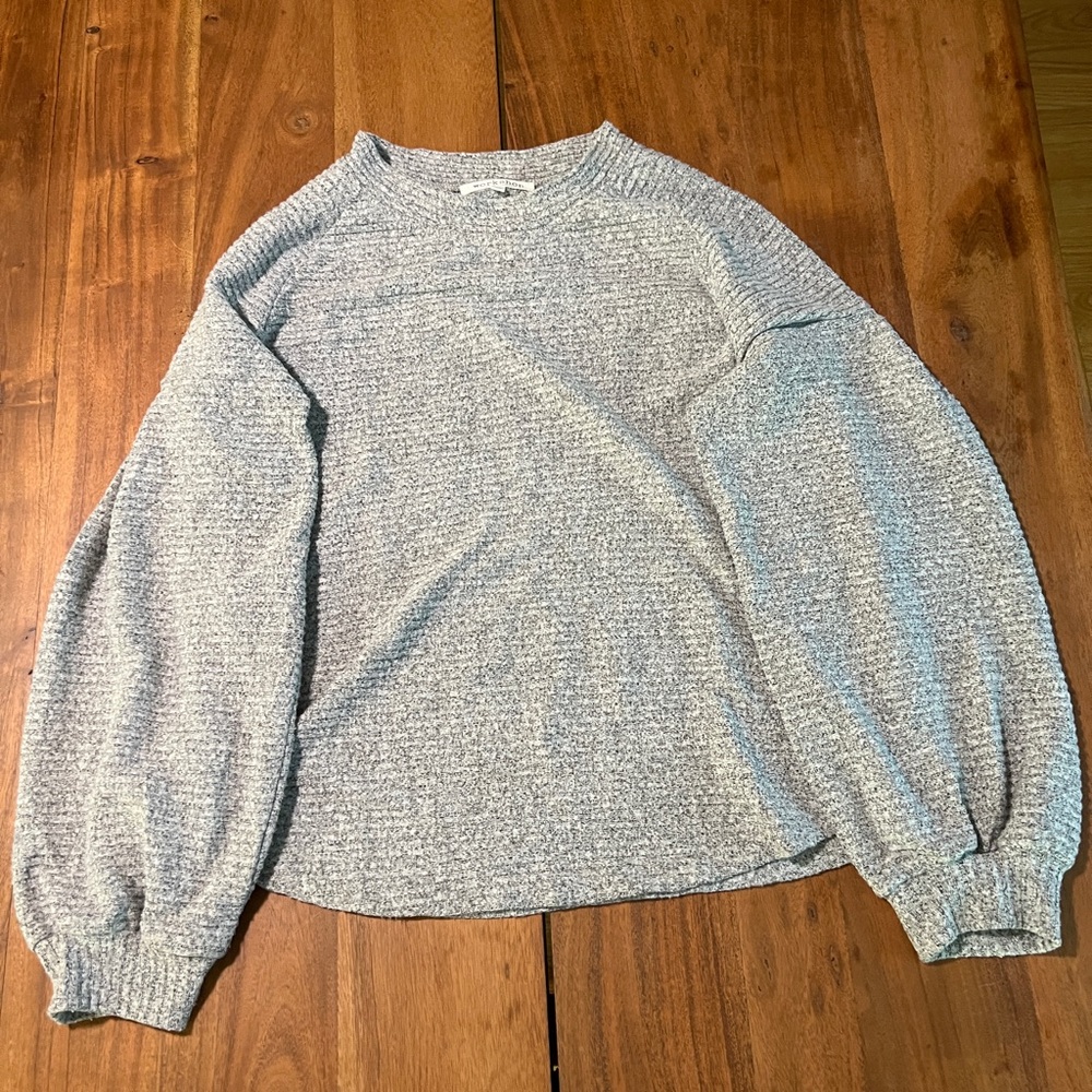 Workshop Republic Clothing Gray Long Sleeve Tee
